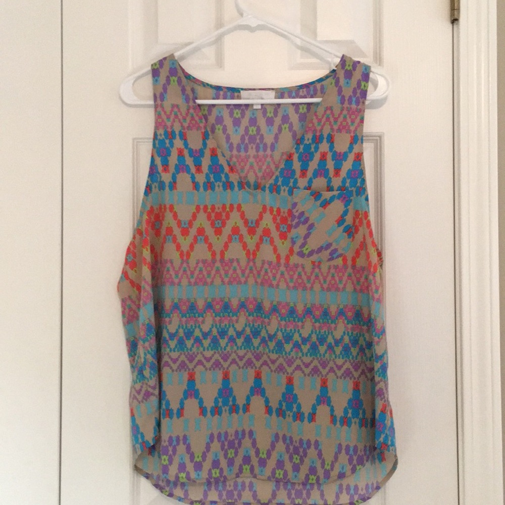 Bright Patterned Top